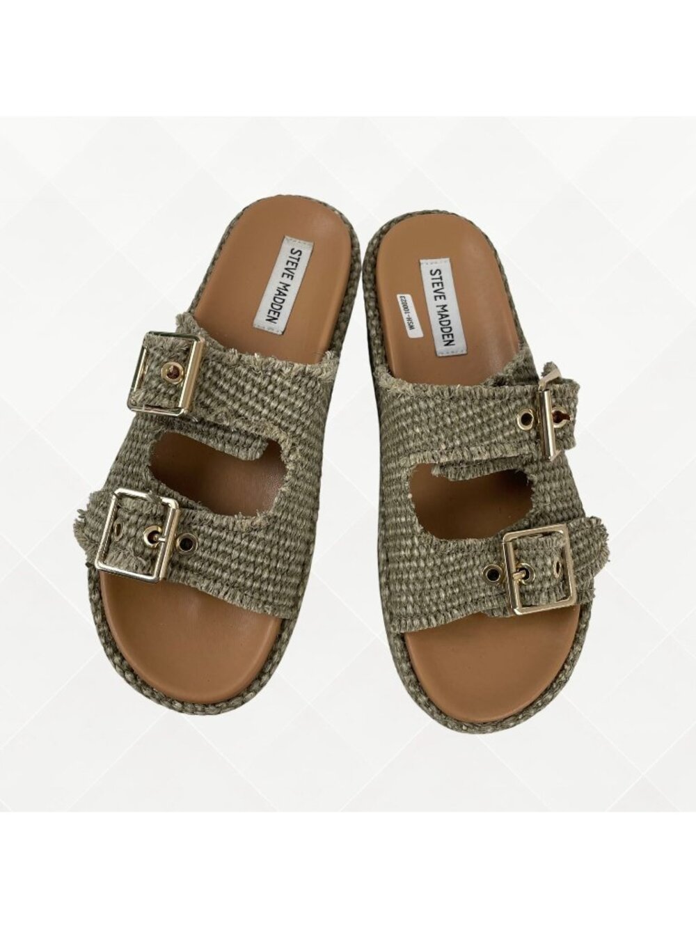 Steve Madden Karrigan Slides • 8.5 • Green • NWOT • WSH-100023